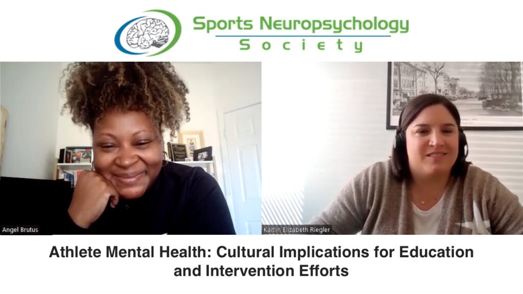Athlete Mental Health: Cultural Implications for Education and Intervention Efforts with Dr. Angel Brutus