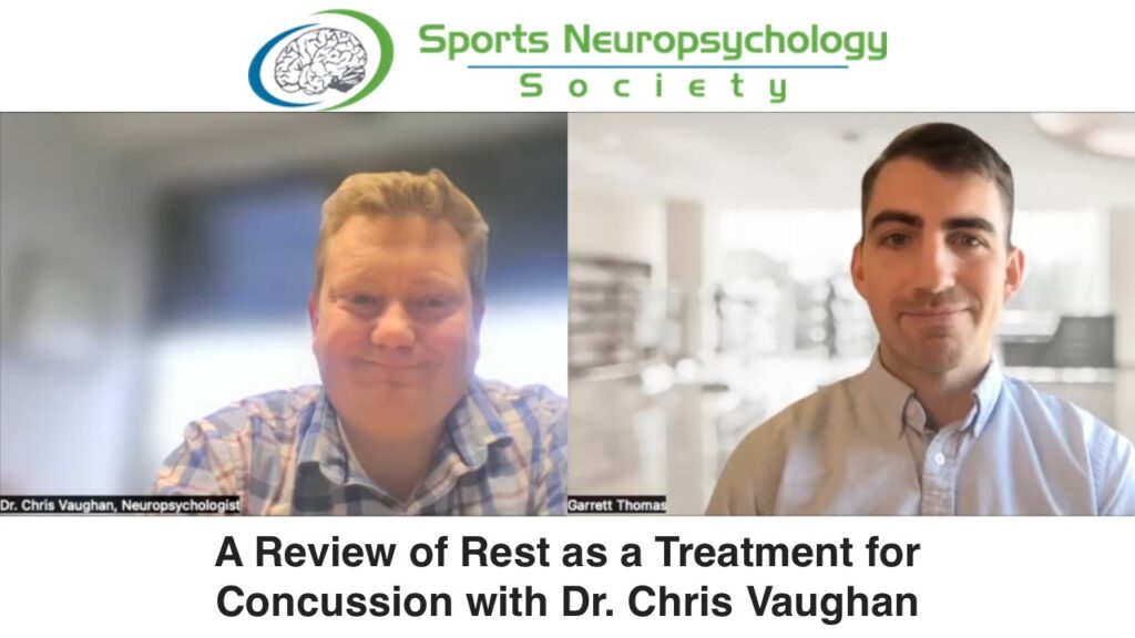 A Review of Rest as a Treatment for Concussion with Dr. Christopher Vaughan