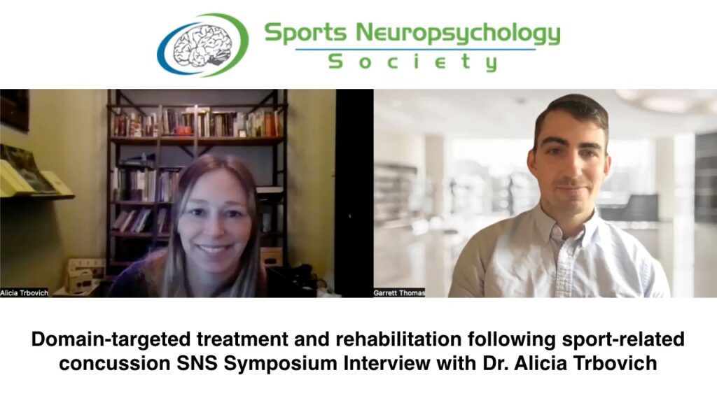 Domain-Targeted Treatment and Rehabilitation Following Sport-Related Concussion with Dr. Alicia Trbovich